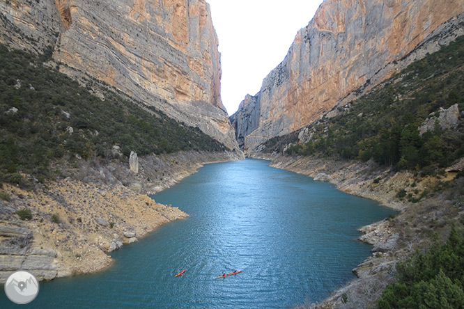 Desfiladero de Mont-rebei en la sierra del Montsec 1 