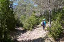 Cruce de caminos. Giramos a la derecha.