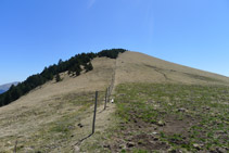 Cima de la Covil desde el collado de Coma Ermada.