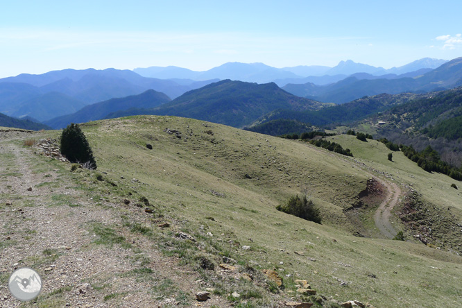 Costa Pubilla o Pla de Pujalts (2.056m) en el Montgrony 1 