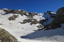 Continuación de la cresta de Espadas hasta el pico Posets.