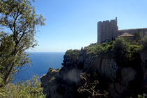 Torre de vigía y ermita de Sant Sebastià de la Guarda.
