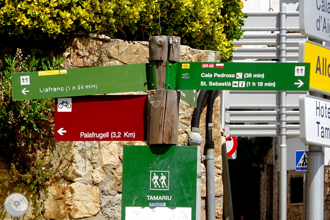 De Llafranc a Tamariu por caminos tradicionales y de ronda 1 