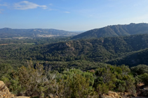 Santa Cristina de Aro y el valle de Aro.