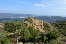 Vistas desde la cima del Montclar.