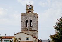 Campanario de la iglesia de Organyà.