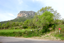 Santa Fe, después de travesar la carretera de Montanissell.