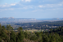 Vistas al macizo del Montgrí y las islas Medes.