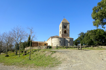 Conjunto románico de Santa Coloma de Fitor.