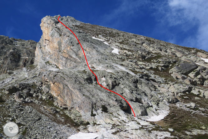 Gra de Fajol (2.714m) por el espolón NE 1 