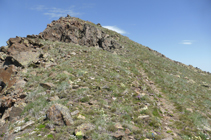 Llegando a la cima del pico Negre de Envalira.