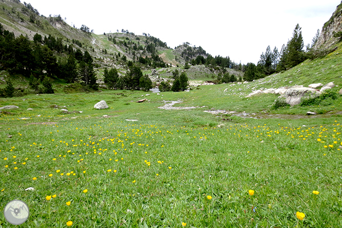 Lago de Baciver desde el Pla de Beret 1 