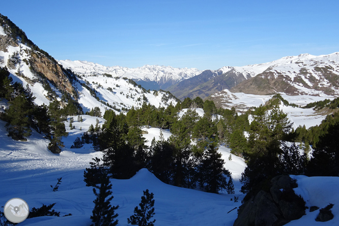 Lago de Baciver desde el Pla de Beret 1 