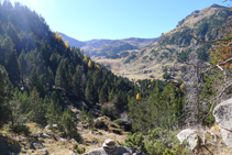 Vistas de la cabecera del valle de Claror, donde nos dirigimos.