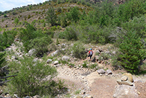 Cruzamos el barranco de Ruixou.