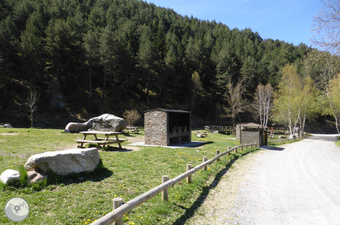 Lago de Engolasters y camino de las Pardines 1 