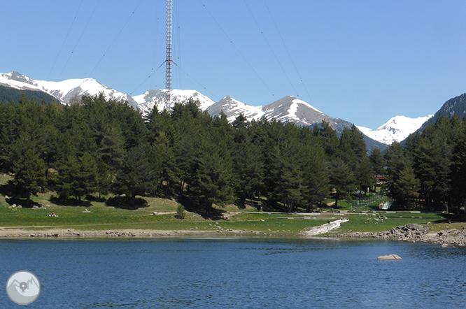 Lago de Engolasters y camino de las Pardines 1 