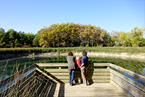 Mirador del lago Gran de Basturs.