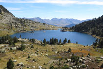 Vistas al lago Gémena de Baix.