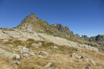 Pico de Ruf desde el collado del Alba.