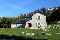 Refugio de Malniu, punto de inicio de esta ruta.