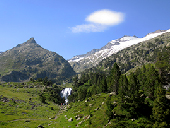 Forau y cascada de Aigualluts