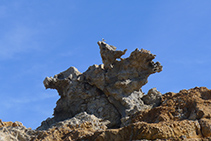 Roca de S´Àliga en el Paraje de Tudela.