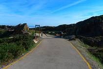 Camino de acceso al Paraje de Tudela.