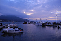 Muelle del Puerto de la Selva.