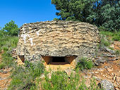 La ermita de la Posa, el Parque Cretácico y las fortificaciones del Frente del Pallars desde Isona