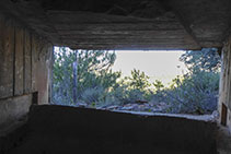 Interior del bunker. 