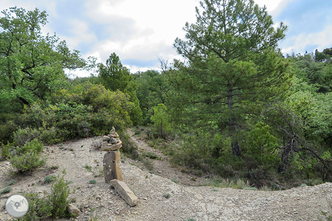 La ermita de la Posa, el Parque Cretácico y las fortificaciones del Frente del Pallars desde Isona 1 