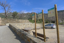 Aparcamiento de la Font de Dalt.