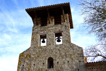 Campanario de la iglesia de Santa Àgata.