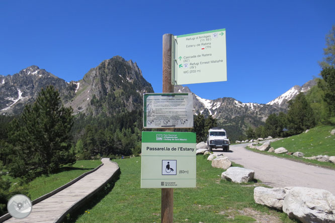 Itinerario adaptado al lago de Sant Maurici 1 