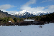 El llano de Buiro con el Monteixo al fondo.