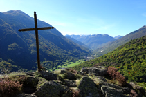 Vista del Bajo Arán desde Bausen.