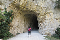 Entrada del segundo túnel.