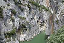 Vistas de la Foz desde muy cerca de los restos del puente del Diablo.