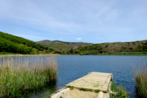 El lago de Montcortès.