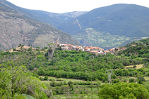 Peramea desde la masía de En Jaume.