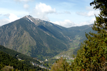 Pico de Carroi, Obac de Sispony y collado de Muntaner.