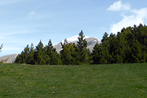 Pico de Casamanya desde el collado del Estall.