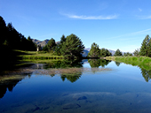 La mina Victoria y el lago de Arres