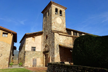 Campanario de Santa Margarida de Bianya.