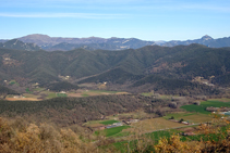 La Alta Garrotxa y el Comanegra al fondo.