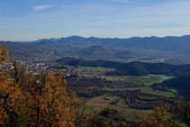 Olot y la zona volcánica de la Garrotxa.