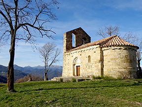 La atalaya sobre la Via Annia en la Garrotxa