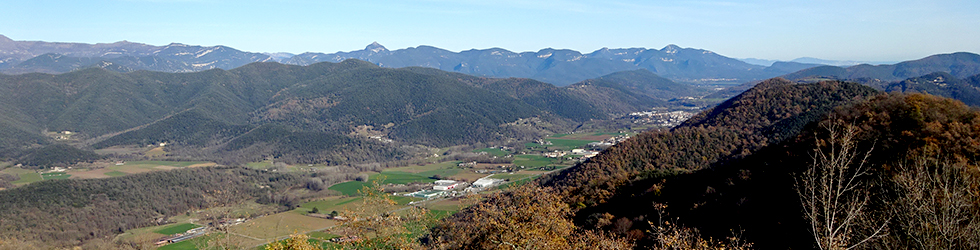La atalaya sobre la Via Annia en la Garrotxa