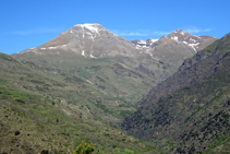 El valle de Mainera y el Montsent de Pallars.